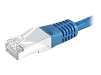 Cordon RJ45 catgorie 6 S/FTP bleu - 3 m