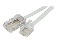 MCAD Generic Cable De Telephone 10 10M Blanc de Inmac Wstore