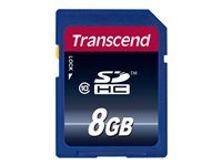 Transcend TS8GSDHC10 mémoire flash 8 Go SDHC NAND Classe 10 Neuf