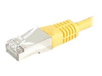 Cordon RJ45 patch SSTP CAT 6 Jaune - 15 m