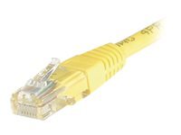 Cordon RJ45 catgorie 5e U/UTP jaune - 1,5 m