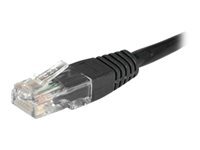 Cordon RJ45 catégorie 6 U/UTP noir - 3 m