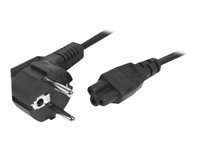 MCAD Generic Cable D'alimentation Iec 60320 C5 Pour Cee 7/7 3 Taille 7 Noir de Inmac Wstore - Image 1