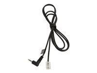 JABRA  - C&acirc;ble pour casque micro - RJ-10 m&acirc;le pour jack micro m&acirc;le