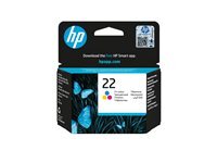 HP 22 - couleur (cyan, magenta, jaune) - original - cartouche d'encre