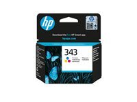 HP 343 - couleur (cyan, magenta, jaune) - original - cartouche d'encre