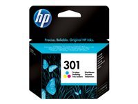 HP 301 - couleur (cyan, magenta, jaune) - original - cartouche d'encre