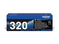 Brother TN320BK - noir - original - cartouche de toner