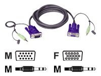 ATEN 2L-2402A - cable video/audio - 1.8 m