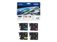 Brother LC223 - Pack de 4 - noir, cyan, magenta, jaune - cartouche d'encre  originale