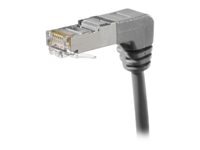 Cordon RJ45 catgorie 5e F/UTP coud bas gris - 3 m