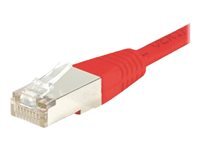 CORDON PATCH RJ45 FTP CAT5e Rouge - 10 M