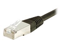Cordon RJ45 catgorie 5e F/UTP noir CCA - 5 m