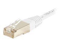 Cordon RJ45 catgorie 5e F/UTP blanc CCA - 10 m