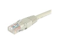 Cordon RJ45 catgorie 6 U/UTP gris CCA - 0,5 m