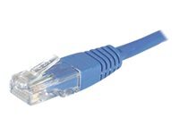 Cordon RJ45 catgorie 6 U/UTP bleu CCA - 3 m