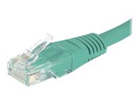CORDON PATCH RJ45 UTP CAT5e Vert - 0,30 M