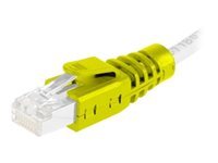 Manchon RJ45 jaune clipsable diamtre 6 mm (sachet de 10 pcs)
