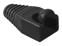 Manchon RJ45 noir snagless diamtre 6 mm (sachet de 10 pcs)