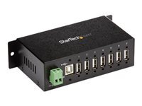 StarTech.com Hub USB 2.0 robuste industriel a 7 ports - Concentrateur USB a fixation mural / sur rail DIN - concentrateur (hub) - 7 ports