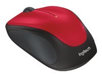 Logitech M235 - souris - 2.4 GHz - rouge