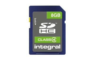 Integral - Carte mmoire flash - 8 Go - Class 4 - SDHC