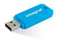 Integral Europe Integral Neon Cle Usb Go Taille 32 Bleu de Inmac Wstore