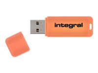 INTEGRAL  Neon Orange - Cl&eacute; USB 8 Go 