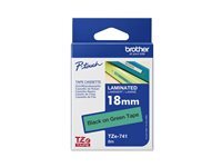 Brother TZe-741 - ruban lamine - 1 cassette(s) - rouleau (1,8 cm x 8 m)