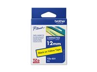 Brother Tze-631 (12 Mm) Jaune - vue 2