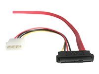 StarTech.com Cable adaptateur SAS SFF-8482 vers SATA avec alimentation LP4 - 46 cm - 1x SATA receptacle 1x LP4 male 1x SFF-8482 receptacle - cable SATA / SAS - 46 cm