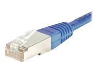 Cordon RJ45 catgorie 6 F/UTP bleu CCA - 5 m