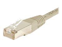 Cordon patch RJ45 ftp CAT6 gris - 0,15m