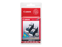 Canon PGI-520BK Twin Pack - pack de 2 - noir - originale - reservoir d'encre