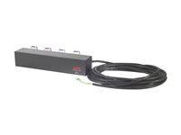 APC PDU en rack de base - Unité de distribution d'alimentation (rack-montable) - CA 230 V - entrée: câble - connecteurs de sortie: 4 (IEC 60309) - 2U - 19 - 8.5 m cordon - pour P/N