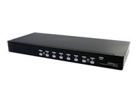 StarTech.com STARTECH Commutateur USB VGA KVM 8 ports à montage sur rack avec audio (câbles audio inclus) - 8 Ordinateur(s) - 1920 x 1440
