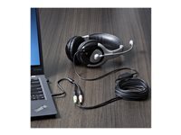 StarTech.com 4 Position to 2x 3 Position 3.5mm Headset Splitter Adapter - repartiteur de casque micro - 20 cm