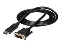 StarTech.com Cable Adapteur DisplayPortâ¢ vers DVI de 1,8m - Male / Male - 1x DisplayPort (M) - 1x DVI-D (M) - 1920x1200 - Noir - Cable DisplayPort - 1.8 m