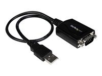 Startech.com Noir Câble Adaptateur De 30 Cm Usb Vers Série Db9 Rs232 - Mémorisation De Port Com - Neuf - Image 4
