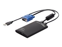 StarTech.com Adaptateur crash cart pour PC portable - Console KVM vers USB 2.0 A (M) PS/2 VGA commutateur 1 ports