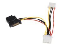 StarTech.com Cable D'alimentation Adaptateur Sata Vers Lp4 Avec Lp4 Supplementaires Adaptateur Secteur Alimentation Interne 4 Plots Pour Alimentation Sata 15 Cm Taille 2 de Inmac Wstore
