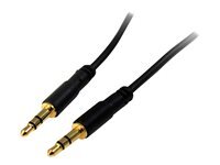 StarTech.com Cable audio stereo Slim 3,5Â mm de 90Â cm - M/M - cable audio - 91 cm