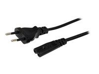 StarTech.com Cordon D'alimentation Standard De 2Â Pour Ordinateur Portatif Europe Vers C7 Cable D'alimentation Europlug Pour Iec 60320 C7 1 1M de Inmac Wstore