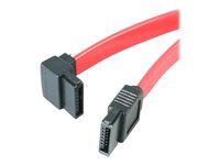 StarTech.com Cable SATA a angle gauche de 30 cm - Cordon Serial ATA coude - cable SATA - 30 cm