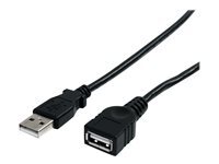 StarTech.com Câble D'extension Usb 2.0 A Vers A De 90 Cm - M/f - Rallonge Usb - M/f - Usbextaa3bk Noir - vue 2