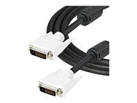 StarTech.com 2m DVI-D Dual Link Cable - Male to Male DVI-D Digital Video Monitor Cable - 25 pin DVI-D Cable M/M Black 2 Meter - 2560x1600 (DVIDDMM2M) - cable DVI - 2 m