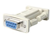 StarTech.com Adaptateur null modem DB9 serie RS232 - F/F adaptateur de nul DB-9 pour