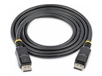 StarTech.com Cable DisplayPort 1.2 de 0,5m avec verrouillage - Cordon DP vers DP avec support HBR2 - M/M - DisplayPort 4K - Cable DisplayPort - 50 cm
