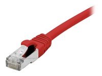 Cordon RJ45 catgorie 6 F/UTP LSOH snagless rouge - 5 m