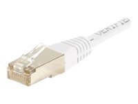 Cordon RJ45 catgorie 6 F/UTP blanc CCA - 25 m